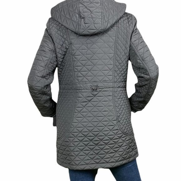WEATHERPROOF Graphite Walker Quilted Jacket Medium - Picture 5 of 17